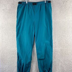 REI Versatech Pants Mens Medium Blue Nylon Belted Hiking Outdoor Camping Fishing